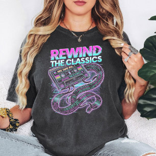 Retro Cassetteband Mixtape Vaporwave T-shirt