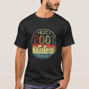 Retro Cassettebandje 2001 21St. Birthday 21 T-shirt