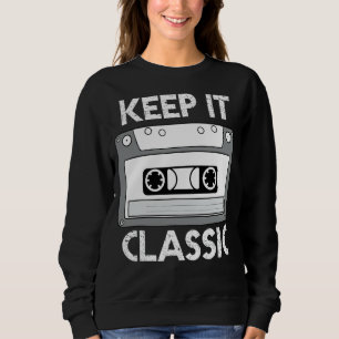 Retro Cassettebandje 70s 80s 90s Keep It Classic O Trui