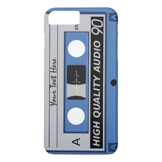 Retro Cassettebandje aangepaste telefoonhoesjes Case-Mate iPhone Case (Achterkant)