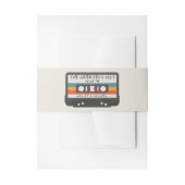 Retro Cassettebandje De Grootste Hit Bruiloft Uitnodigingen Wikkel (Voorkant Voorbeeld)
