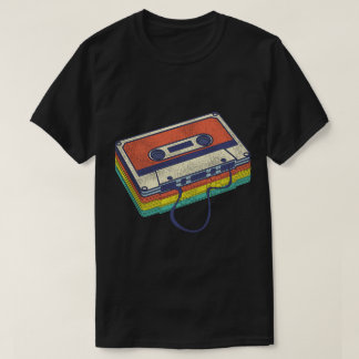 Retro Cassettebandje Design T-shirt