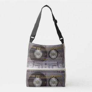 Retro Cassettebandje en Albums Crossover Bag Crossbody Tas