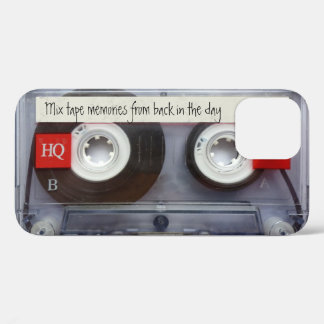 Retro Cassettebandje Funny iPhone 12 Hoesje