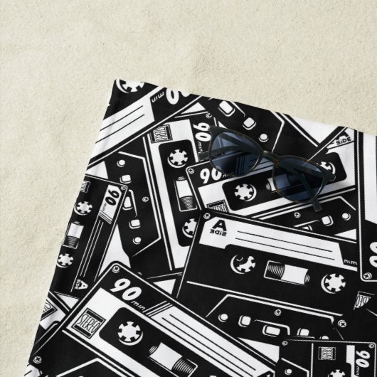 Retro-Cassettebandje Strandlaken (In situ)