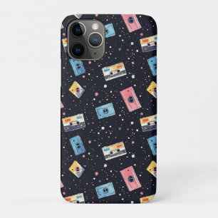 Retro Cassettebandjes in de kosmische ruimte iPhone 11 Pro Hoesje