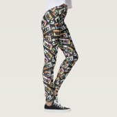 Retro  Cassettebandjes Leggings (Rechts)