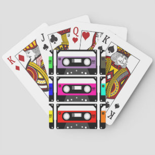 Retro Cassettereband Pokerkaarten