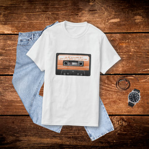 Retro Cassettereband Rockt Nog Steeds De Beweginge T-shirt
