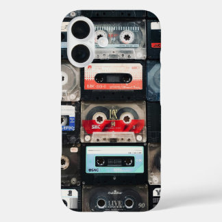 Retro cassettes afbeelding op iphone hoesje