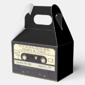 Retro Cassettes Band Trouw Favor Bedankdoosjes (Voorkant)