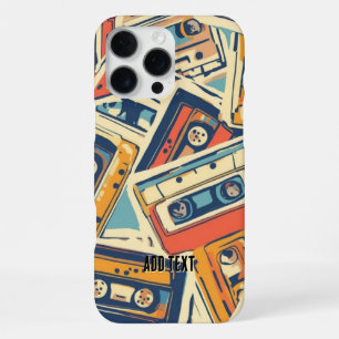 Retro Cassettes Tapes 80s Muziek Fan Liefhebber iPhone 16 Pro Max Hoesje