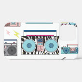 Retro Cassettespelers: jaren '80  kunst Case-Mate iPhone Case (Achterkant (horizontaal))