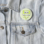 Retro Casssette Ronde Button 5,7 Cm (In situ)