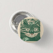 retro cat 3 ronde button 3,2 cm (Voorkant /achterkant)