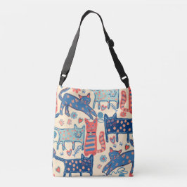 Retro Cat Bag Crossbody Tas