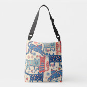 Retro Cat Bag Crossbody Tas (Voorkant)
