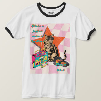 Retro cat Bijbelvers t-shirt unisex