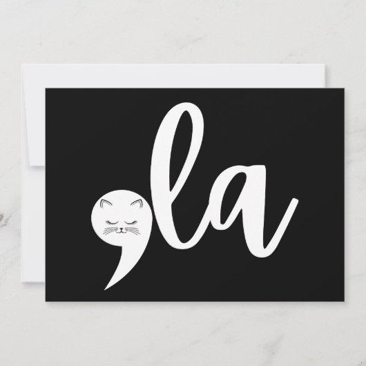 Retro Cat Comma La Kamala Harris 2024 Verkiezingen Kaart (Voorkant)