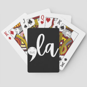 Retro Cat Comma La Kamala Harris 2024 Verkiezingen Pokerkaarten