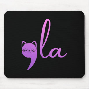 Retro Cat Comma La Kamala Harris voor President 20 Muismat