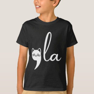 Retro Cat Comma La Kamala Harris voor President 20 T-shirt