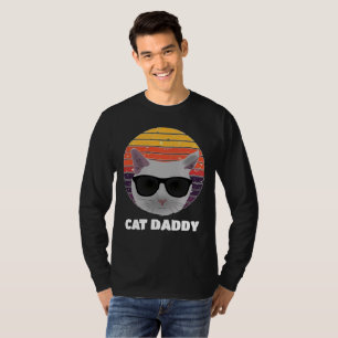 RETRO CAT DADDY  80S STIJL T-SHIRTS