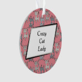 Rétro Cat Graphic Pattern Gray (devant)