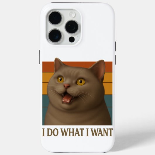 Retro Cat Houding Case-Mate iPhone Case (Achterkant)