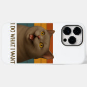 Retro Cat Houding Case-Mate iPhone Case (Achterkant (horizontaal))