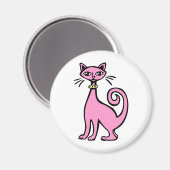 Retro Cat Magneet (Voorkant / Achterkant)