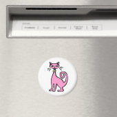 Retro Cat Magneet (Insitu (Vaatwasser))