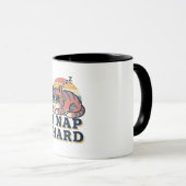 Retro Cat Nap Humor Color Inside Mug (Devant droit)
