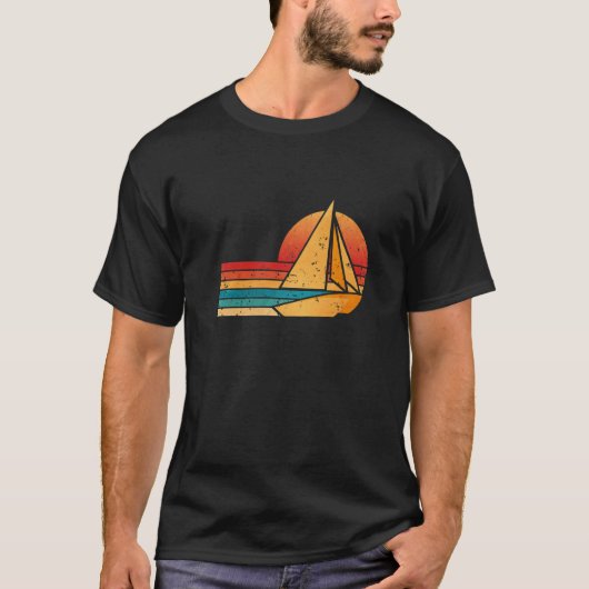 Retro Catamaran T-shirt (Voorkant)