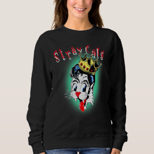 Retro Cat's Animals Distress Arts Stray Love Mus Trui
