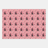 Retro Cats Atomic Starburst Moderne Middeleeuw Inpakpapier Vel (Voorkant 2)
