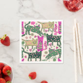 Retro Cats Design Servet (Insitu)