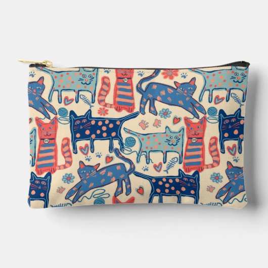 Retro Cats  Etui (Voorkant)