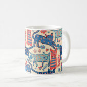 Retro Cats  Koffiemok (Voorkant rechts)