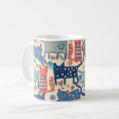 Retro Cats  Koffiemok (Voorkant links)