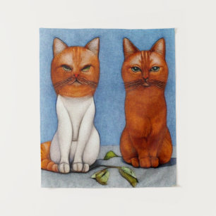 Retro Cats MIx Wandkleed