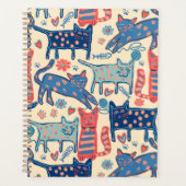 Retro Cats  Planner (Voorkant)