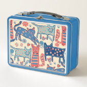 Retro Cats Print (Voorkant)