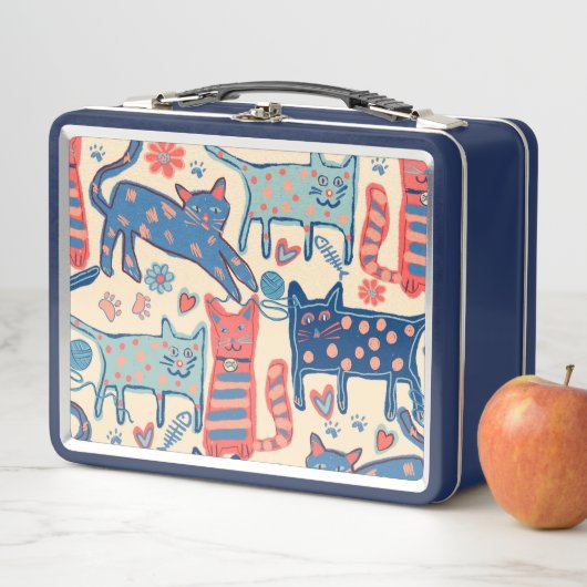 Retro Cats Print (In situ)