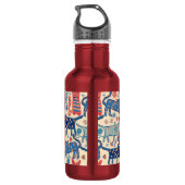 Retro Cats Waterfles (Achterkant)