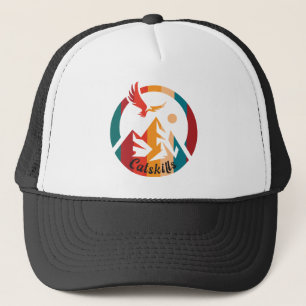 Retro Catskills Hike Sunset T-shirt Trucker Pet