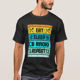 Retro Cb-radio Cb-Accessoires voor mannen T-shirt