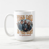 Retro Ce papa est la chèvre Photo 15oz Café Mug (Gauche)