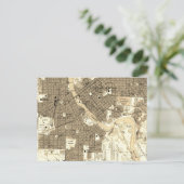 Retro Cedar Rapids Iowa Briefkaart (Staand voorkant)