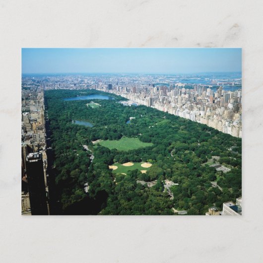 Retro Central Park Briefkaart (Voorkant)